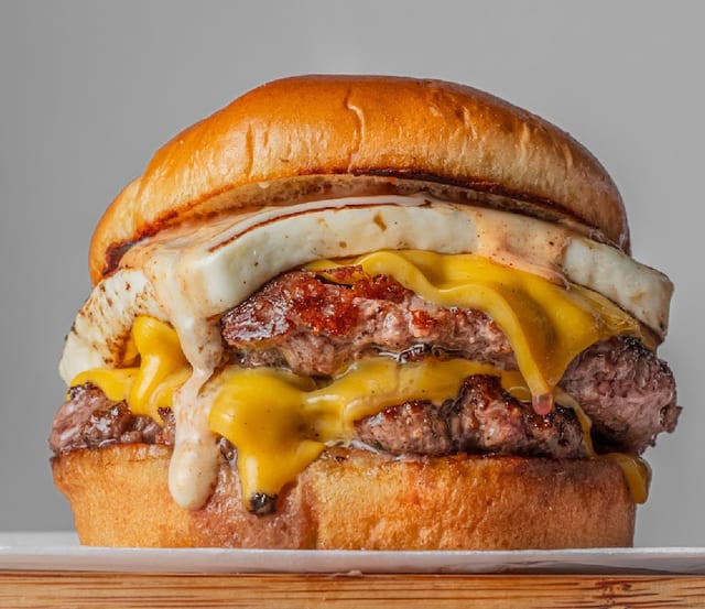 Cheesy Love Burger.